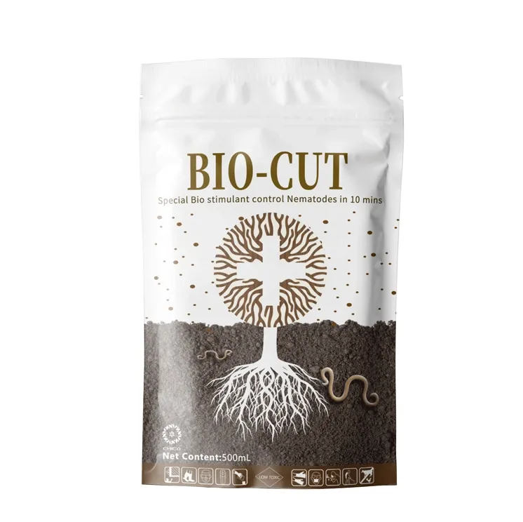 BIO: CUT: Special Bio stimulant control Nematodes in 10 mins: Safe to avoid seedling burnt